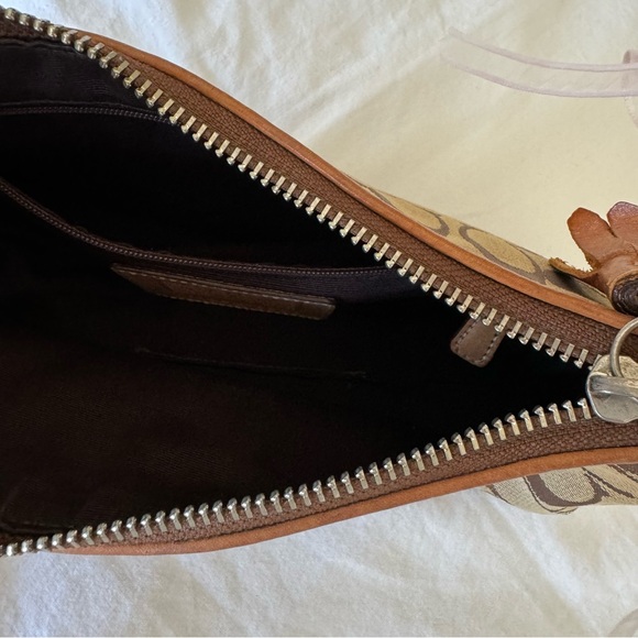 Vintage Y2K Coach Jacquard Demi Baguette Shoulder Bag - Picture 6 of 7